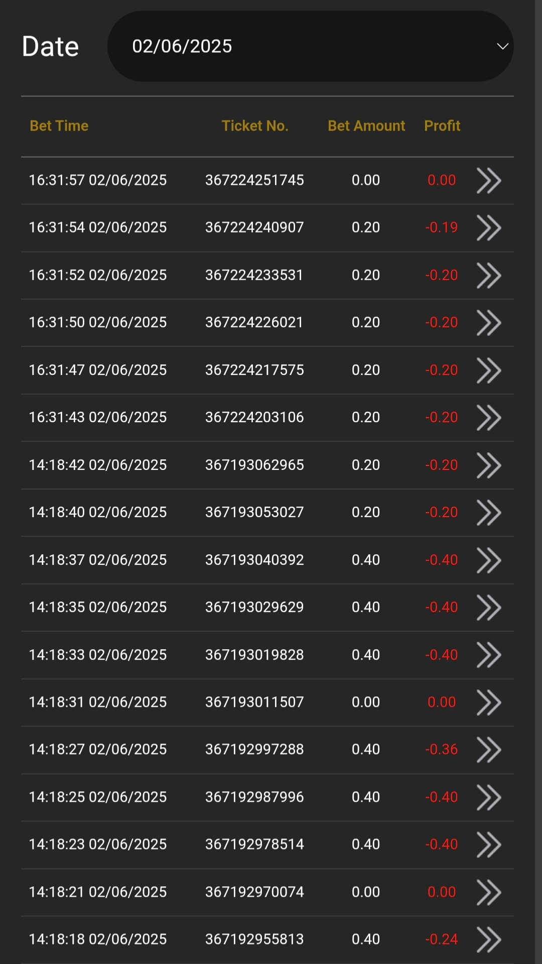 Game loss 020625