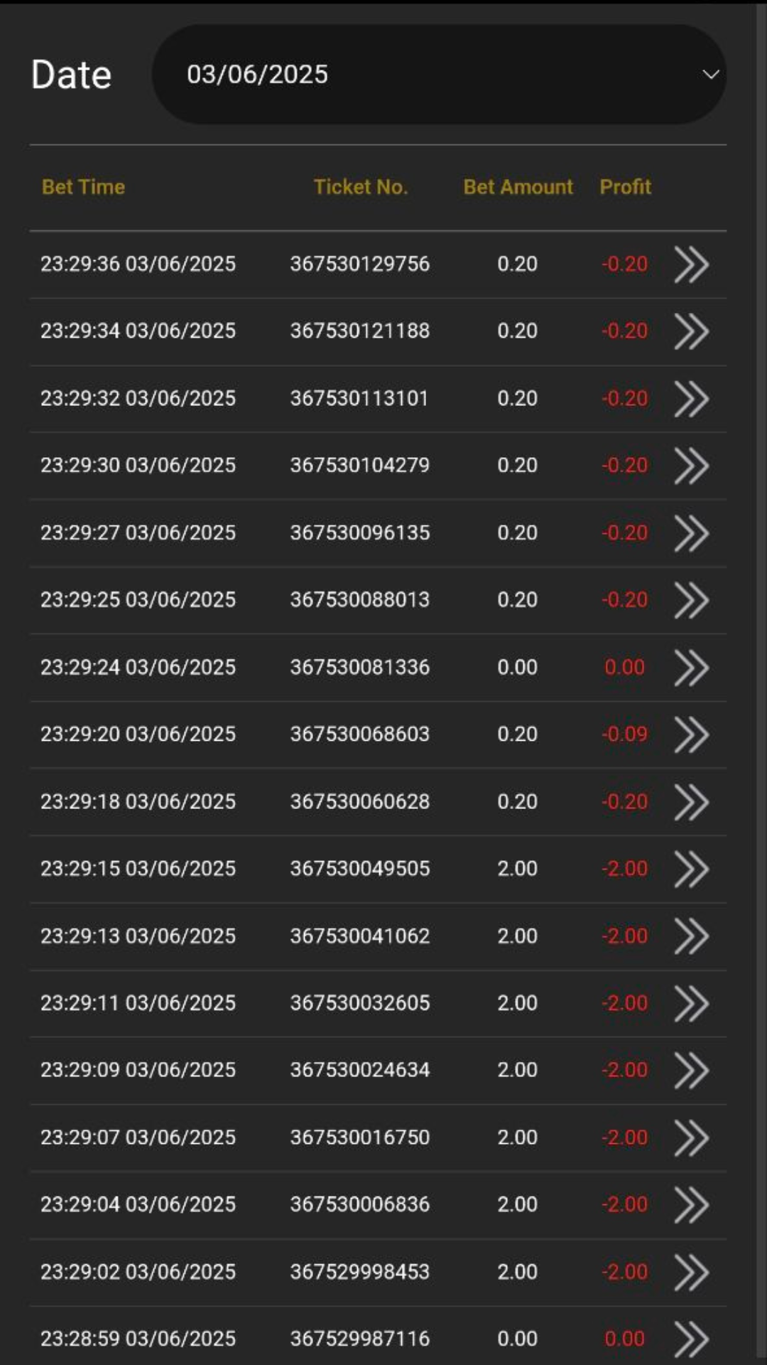 Game loss 030625