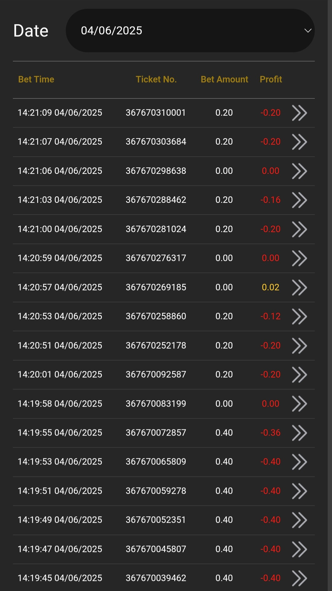 Game loss 040625