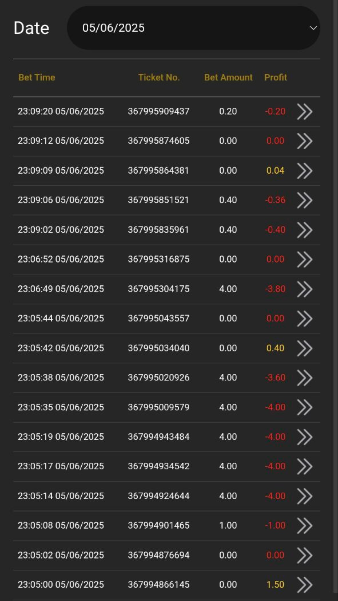 Game loss 050625