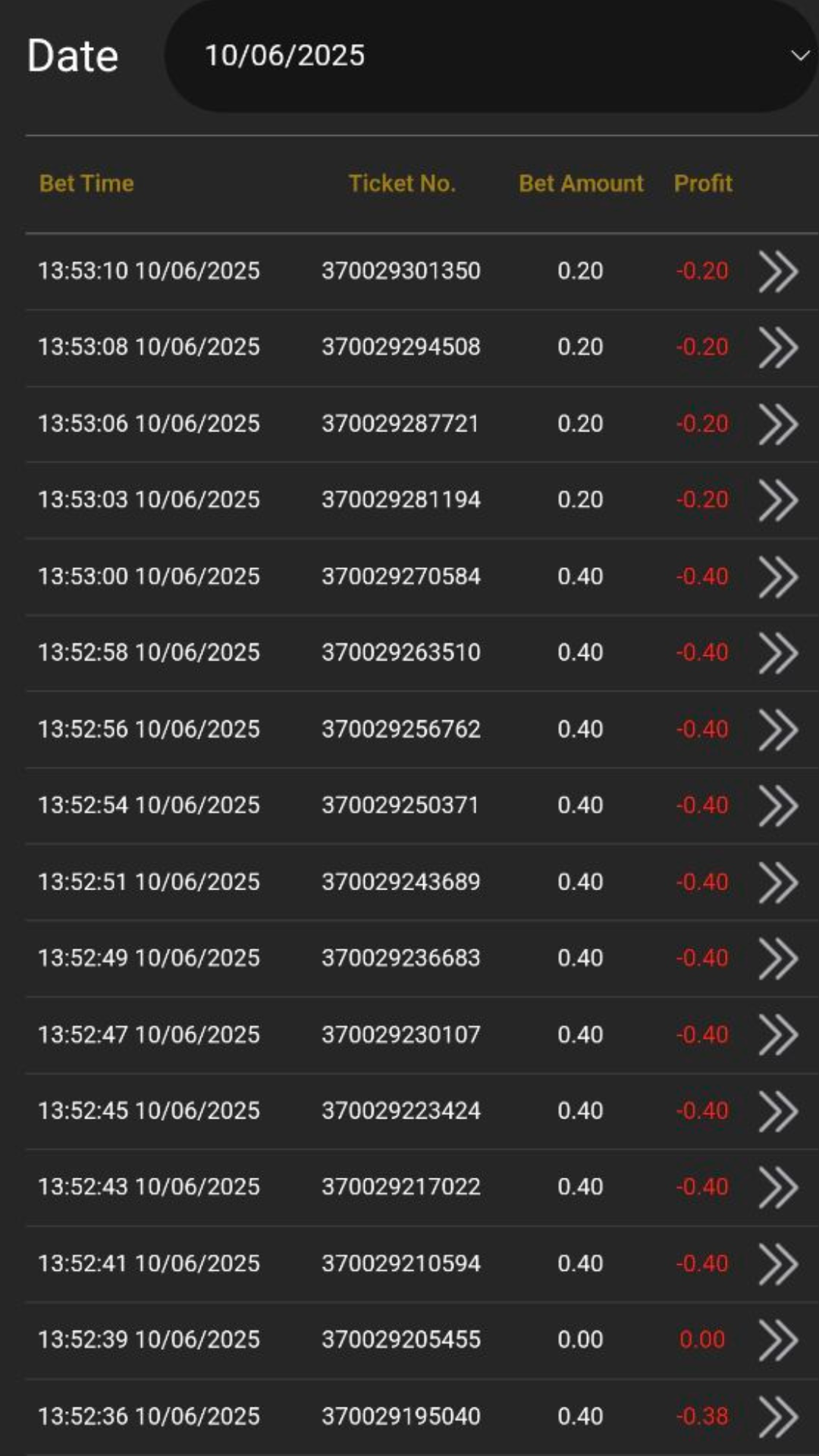 Game loss 100625