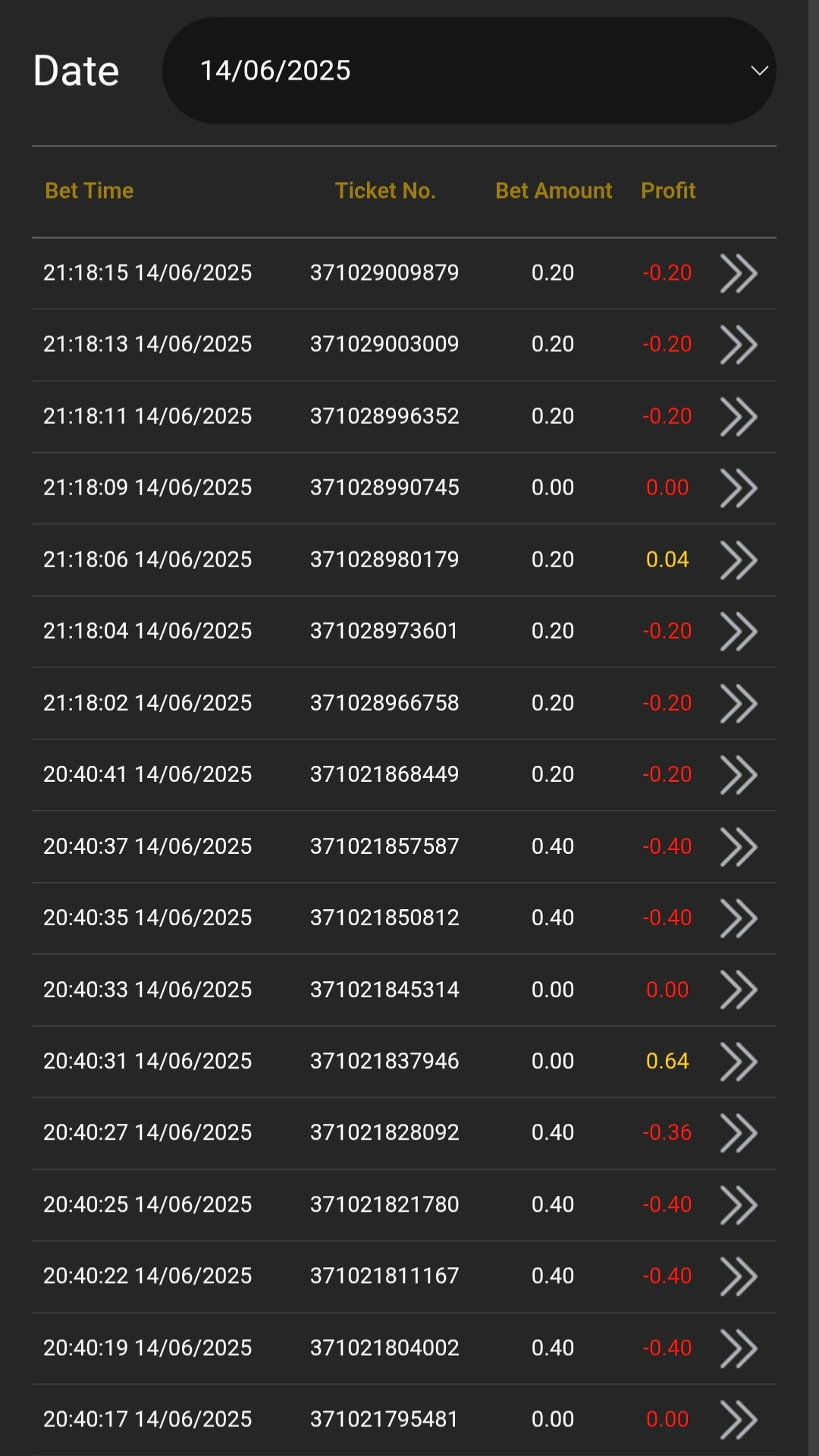 Game loss 120625